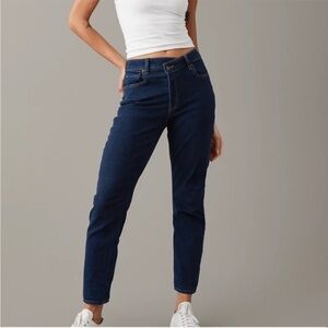 NWOT American Eagle Outfitters Dark Blue MOM Jeans